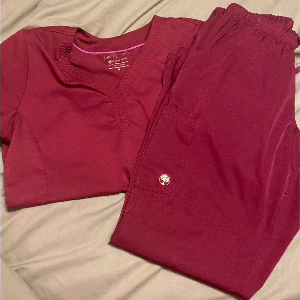 Purple label scrubs